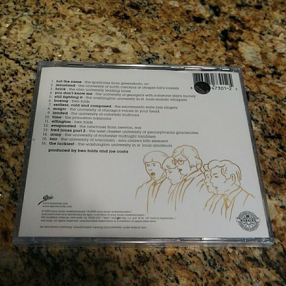 Ben Folds Presents: University a Cappella!, Ben Folds, Good Audio CD New Sealed - Picture 2 of 3